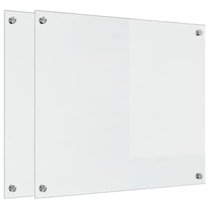 Kuchyňský obklad 2 pcs Transparentní 70 x 60 cm tvrzené sklo - obrázek 2