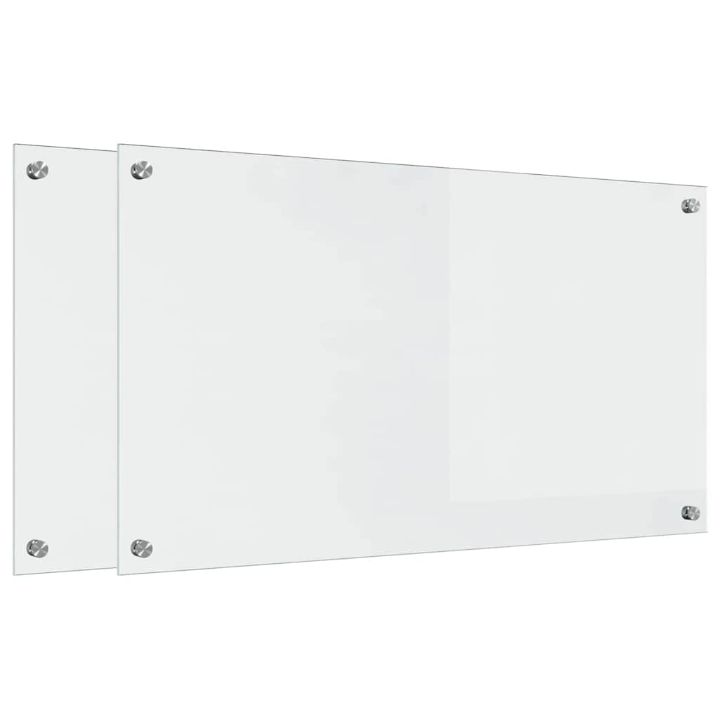 Thumbnail - vidaXL Küchenrückwand Transparent 90 x 50 cm Gehärtetes Glas