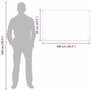 Kuchyňský obklad 2 pcs Transparentní 100 x 60 cm tvrzené sklo - obrázek 10