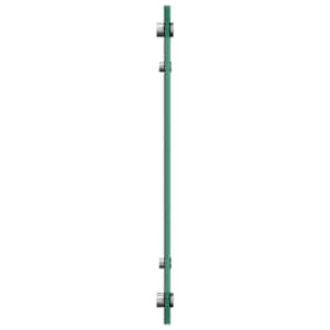 Kuchyňský obklad 2 pcs Černá 70 x 40 cm tvrzené sklo - obrázek 5