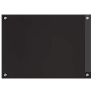 Kuchyňský obklad 2 pcs Černá 70 x 50 cm tvrzené sklo - obrázek 4