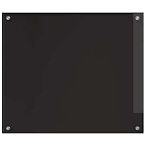 Kuchyňský obklad 2 pcs Černá 70 x 60 cm tvrzené sklo - obrázek 4