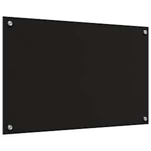 Kuchyňský obklad 2 pcs Černá 80 x 50 cm tvrzené sklo - obrázek 6