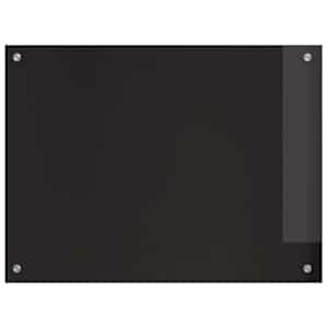 Kuchyňský obklad 2 pcs Černá 80 x 60 cm tvrzené sklo - obrázek 4