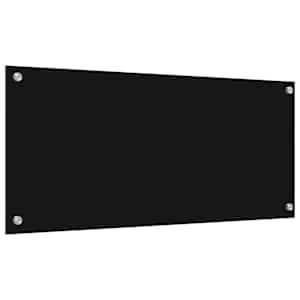 Kuchyňský obklad 2 pcs Černá 90 x 40 cm tvrzené sklo - obrázek 6