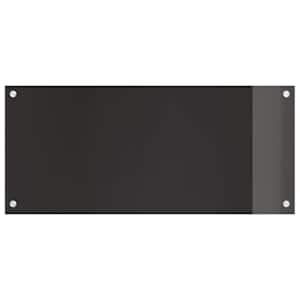 Kuchyňský obklad 2 pcs Černá 90 x 40 cm tvrzené sklo - obrázek 4