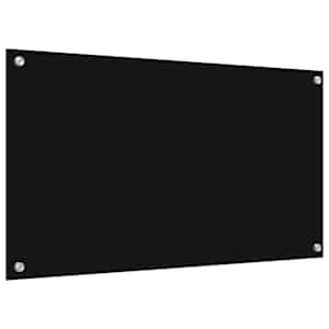 Kuchyňský obklad 2 pcs Černá 90 x 50 cm tvrzené sklo - obrázek 6