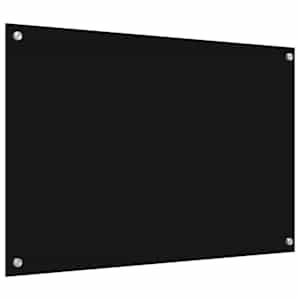 Kuchyňský obklad 2 pcs Černá 90 x 60 cm tvrzené sklo - obrázek 6