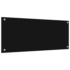 Kuchyňský obklad 2 pcs Černá 100 x 40 cm tvrzené sklo - obrázek 6