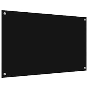 Kuchyňský obklad 2 pcs Černá 100 x 60 cm tvrzené sklo - obrázek 6