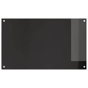 Kuchyňský obklad 2 pcs Černá 100 x 60 cm tvrzené sklo - obrázek 4