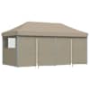 vidaXL Peotelk Pop-up 580 x 292 x 315 cm Pruunikashall Oxfordi kangas