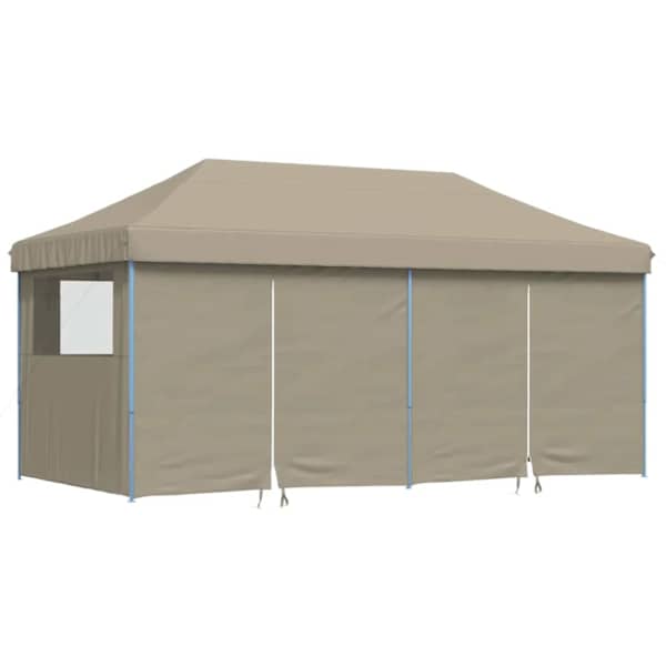vidaXL Peotelk Pop-up 580 x 292 x 315 cm Pruunikashall Oxfordi kangas