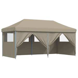 Párty Stan Pop-up Taupe 580 x 292 x 315 cm Oxford látka - obrázek 3