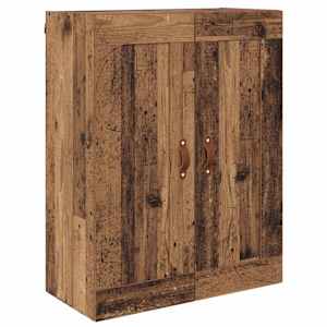 Nástěnná skříň Nástěnný 2 pcs Staré dřevo 69,5 x 34 x 90 cm - obrázek 7