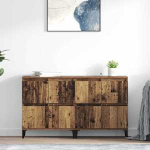 Konzole 2 pcs Staré dřevo 60 x 35 x 70 cm kompozitní dřevo - obrázek 1