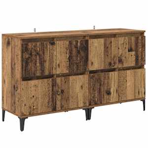 Konzole 2 pcs Staré dřevo 60 x 35 x 70 cm kompozitní dřevo - obrázek 5