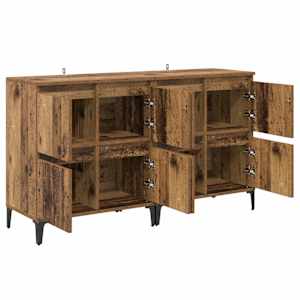 Konzole 2 pcs Staré dřevo 60 x 35 x 70 cm kompozitní dřevo - obrázek 6