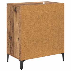 Konzole 2 pcs Staré dřevo 60 x 35 x 70 cm kompozitní dřevo - obrázek 9