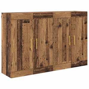 Nástěnná skříň Nástěnný 2 pcs Staré dřevo 69,5 x 34 x 90 cm - obrázek 5