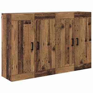 Nástěnná skříň Nástěnný 2 pcs Staré dřevo 69,5 x 34 x 90 cm - obrázek 5