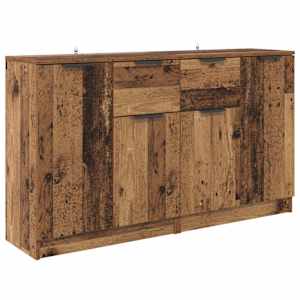 Konzole 2 pcs Staré dřevo 60 x 30 x 70 cm kompozitní dřevo - obrázek 5