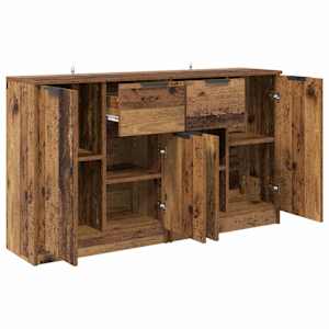 Konzole 2 pcs Staré dřevo 60 x 30 x 70 cm kompozitní dřevo - obrázek 6