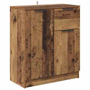 Konzole 2 pcs Staré dřevo 60 x 30 x 70 cm kompozitní dřevo - obrázek 7