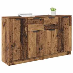 Konzole 2 pcs Staré dřevo 60 x 30 x 70 cm kompozitní dřevo - obrázek 3