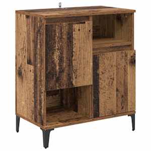 Konzole 2 pcs Staré dřevo 60 x 35 x 70 cm kompozitní dřevo - obrázek 7