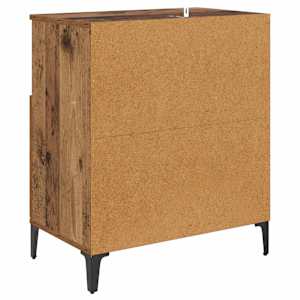 Konzole 2 pcs Staré dřevo 60 x 35 x 70 cm kompozitní dřevo - obrázek 9