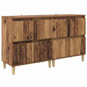 Konzole 2 pcs Staré dřevo 60 x 35 x 70 cm kompozitní dřevo - obrázek 5