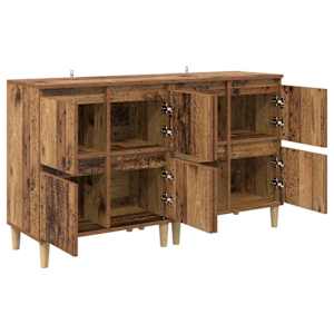 Konzole 2 pcs Staré dřevo 60 x 35 x 70 cm kompozitní dřevo - obrázek 6
