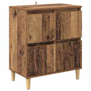 Konzole 2 pcs Staré dřevo 60 x 35 x 70 cm kompozitní dřevo - obrázek 7