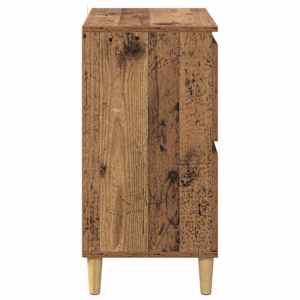 Konzole 2 pcs Staré dřevo 60 x 35 x 70 cm kompozitní dřevo - obrázek 8