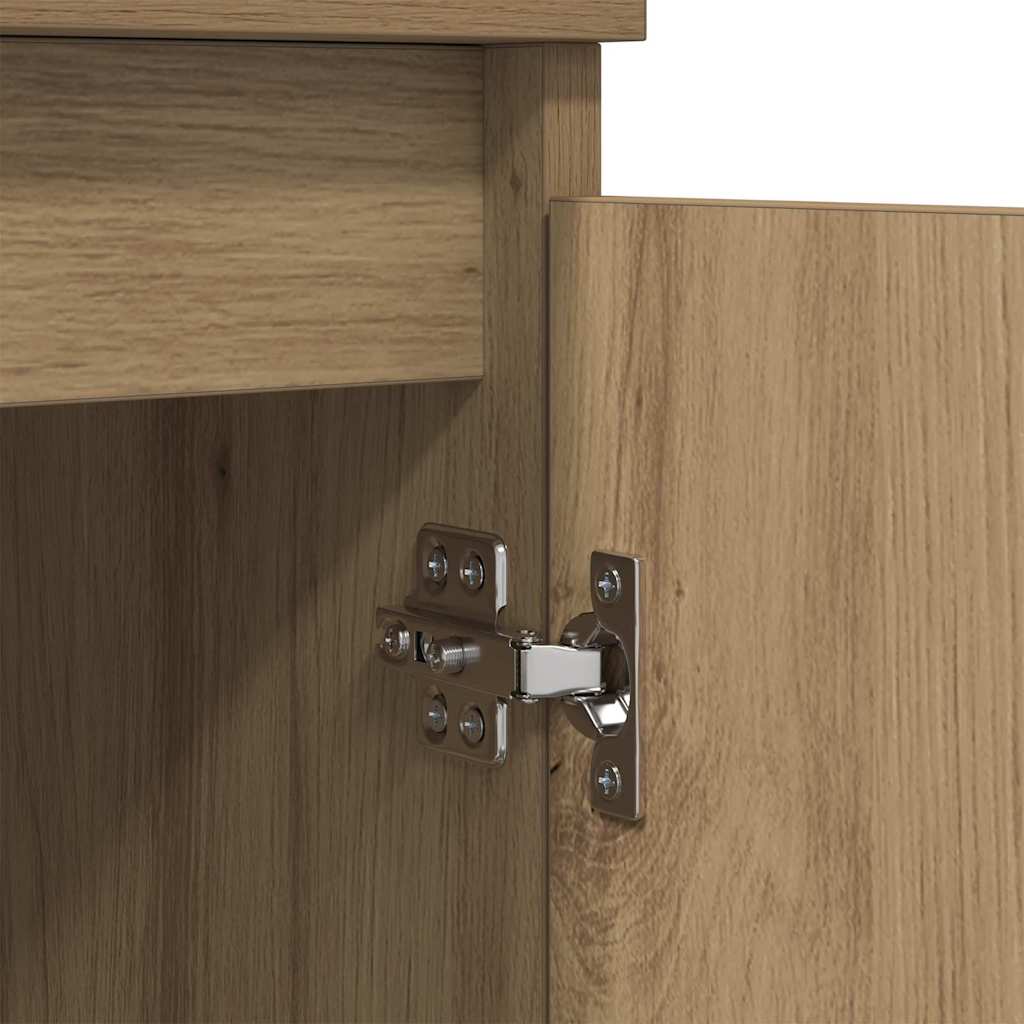 Kappide külgedel 2 pcs Käsitööpuu 60 x 35 x 70 cm Tehispuit - Image 10