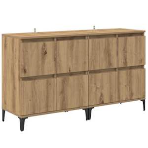 Konzole 2 pcs Artisanový dub 60 x 35 x 70 cm kompozitní dřevo - obrázek 5