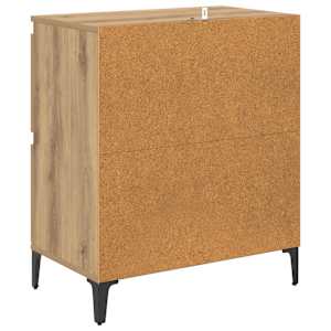 Konzole 2 pcs Artisanový dub 60 x 35 x 70 cm kompozitní dřevo - obrázek 9