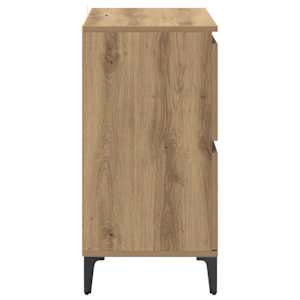 Konzole 2 pcs Artisanový dub 60 x 35 x 70 cm kompozitní dřevo - obrázek 8