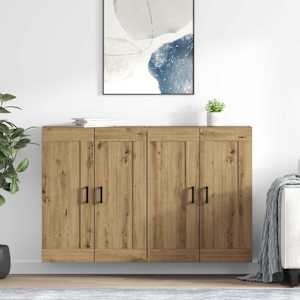 Nástěnná skříň Nástěnný 2 pcs Artisanový dub 69,5 x 34 x 90 cm - obrázek 1