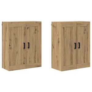 Nástěnná skříň Nástěnný 2 pcs Artisanový dub 69,5 x 34 x 90 cm - obrázek 2