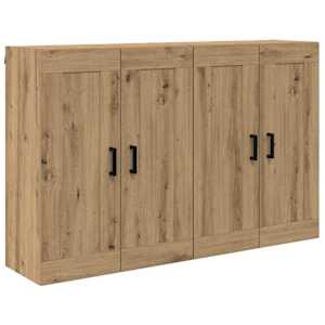 Nástěnná skříň Nástěnný 2 pcs Artisanový dub 69,5 x 34 x 90 cm - obrázek 5