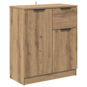 Konzole 2 pcs Artisanový dub 60 x 30 x 70 cm kompozitní dřevo - obrázek 7