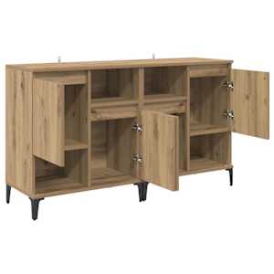 Konzole 2 pcs Artisanový dub 60 x 35 x 70 cm kompozitní dřevo - obrázek 6