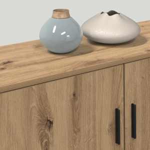 Nástěnný TV skříňový set 3 pcs Artisanový dub kompozitní dřevo - obrázek 4