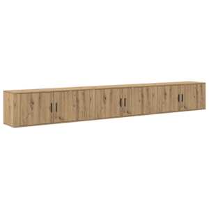 Nástěnný TV skříňový set 3 pcs Artisanový dub kompozitní dřevo - obrázek 7