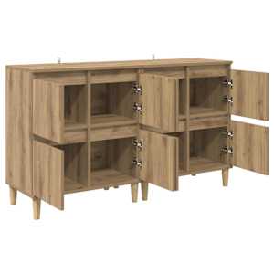 Konzole 2 pcs Artisanový dub 60 x 35 x 70 cm kompozitní dřevo - obrázek 6