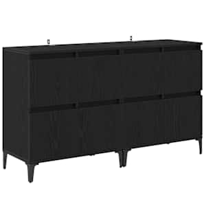 Konzole 2 pcs Černý dub 60 x 35 x 70 cm kompozitní dřevo - obrázek 5