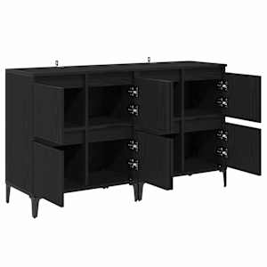 Konzole 2 pcs Černý dub 60 x 35 x 70 cm kompozitní dřevo - obrázek 6
