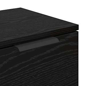 Konzole 2 pcs Černý dub 60 x 30 x 70 cm kompozitní dřevo - obrázek 10